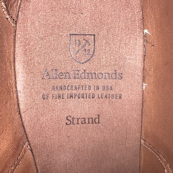 Allen Edmonds Strand Cap Toe Dress Shoe - Black 8 1/2 D main image 5